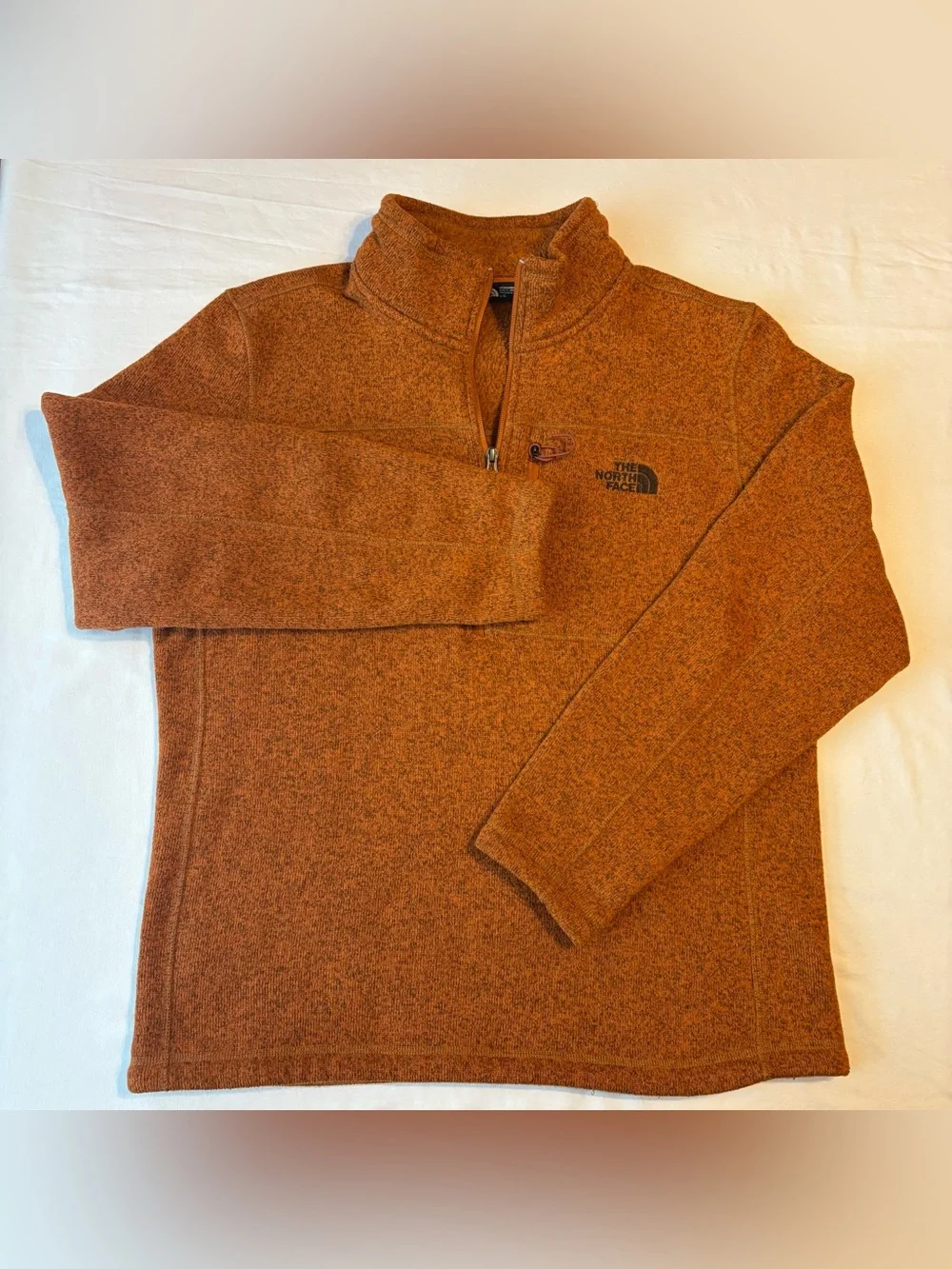 The North Face Gordon Lyons 1/4 Zip Earthen Copper Fleece Jacket